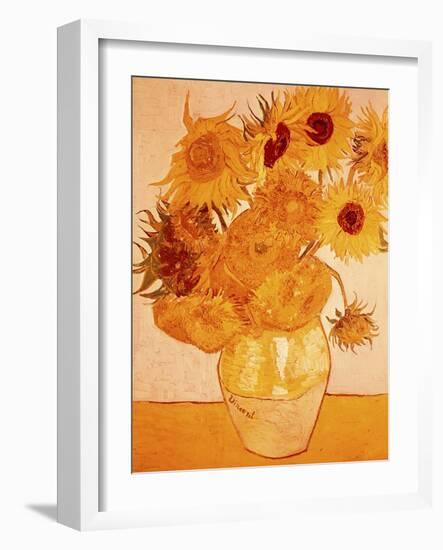 Sunflowers, c.1888-Vincent van Gogh-Framed Giclee Print