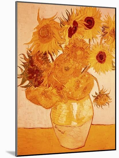 Sunflowers, c.1888-Vincent van Gogh-Mounted Giclee Print