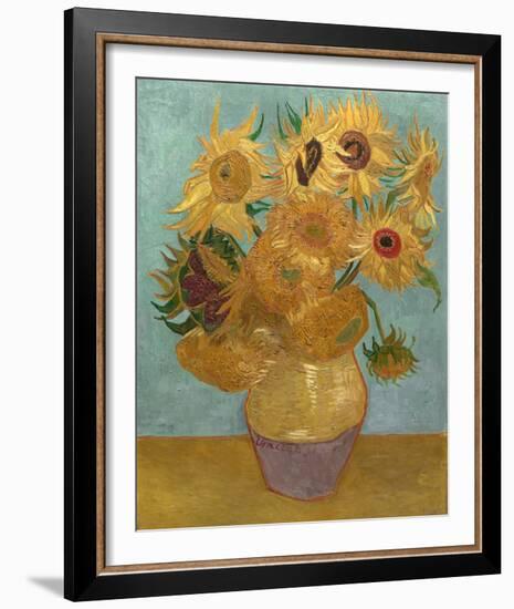 Sunflowers, c.1889-Vincent van Gogh-Framed Art Print