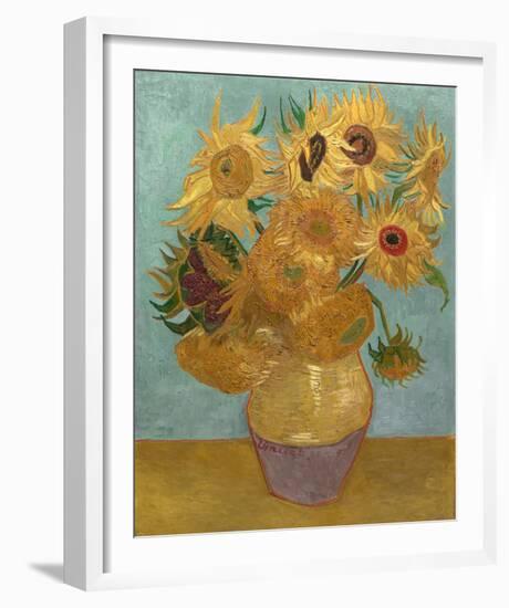 Sunflowers, c.1889-Vincent van Gogh-Framed Art Print