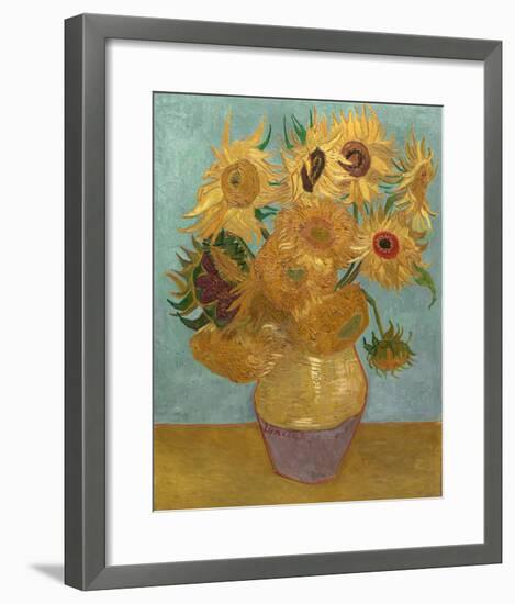 Sunflowers, c.1889-Vincent van Gogh-Framed Art Print