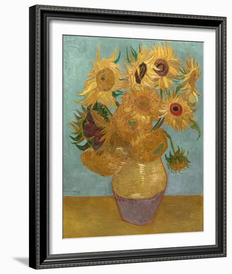 Sunflowers, c.1889-Vincent van Gogh-Framed Art Print