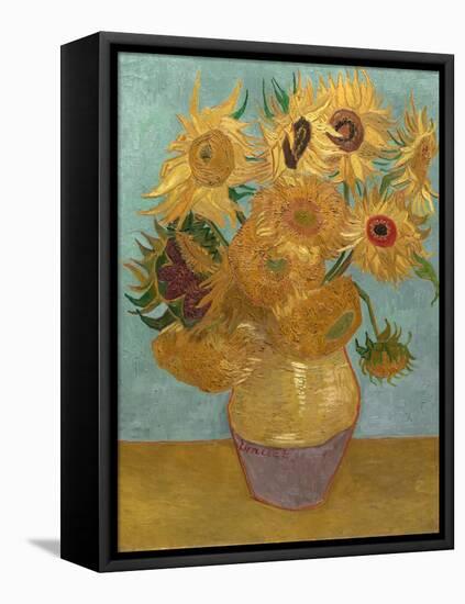 Sunflowers, c.1889-Vincent van Gogh-Framed Stretched Canvas