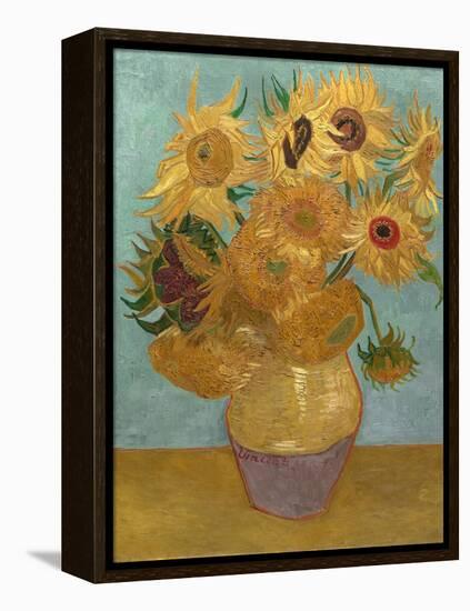 Sunflowers, c.1889-Vincent van Gogh-Framed Stretched Canvas