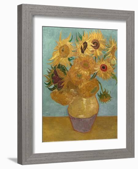 Sunflowers, c.1889-Vincent van Gogh-Framed Art Print