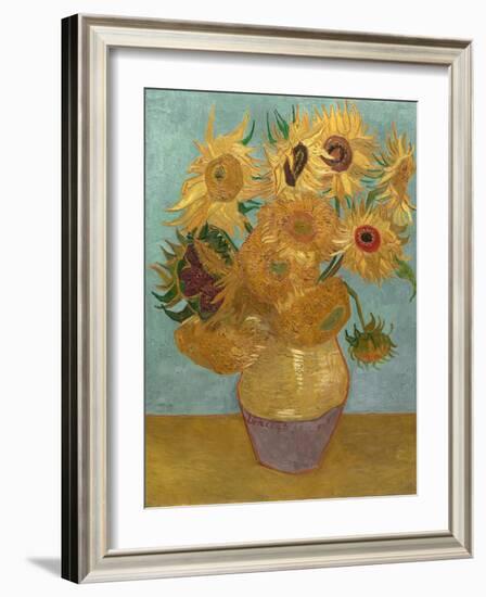 Sunflowers, c.1889-Vincent van Gogh-Framed Art Print