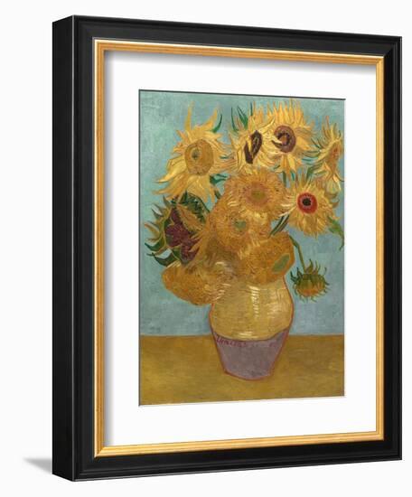 Sunflowers, c.1889-Vincent van Gogh-Framed Art Print