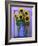 Sunflowers Displayed in Enamelware Pitcher, Willamette Valley, Oregon, USA-Steve Terrill-Framed Photographic Print