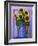 Sunflowers Displayed in Enamelware Pitcher, Willamette Valley, Oregon, USA-Steve Terrill-Framed Photographic Print