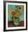 Sunflowers, First Version-Vincent van Gogh-Framed Art Print