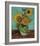 Sunflowers, First Version-Vincent van Gogh-Framed Art Print