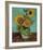 Sunflowers, First Version-Vincent van Gogh-Framed Art Print