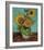Sunflowers, First Version-Vincent van Gogh-Framed Art Print