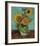 Sunflowers, First Version-Vincent van Gogh-Framed Art Print