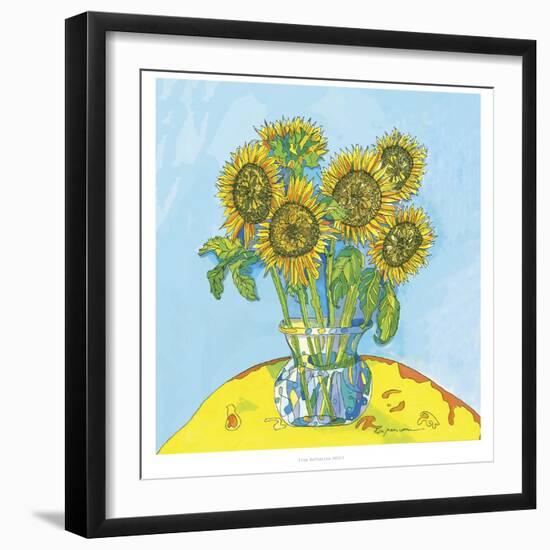 Sunflowers For Matisse-Lisa Katharina-Framed Giclee Print