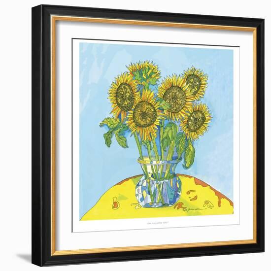 Sunflowers For Matisse-Lisa Katharina-Framed Giclee Print