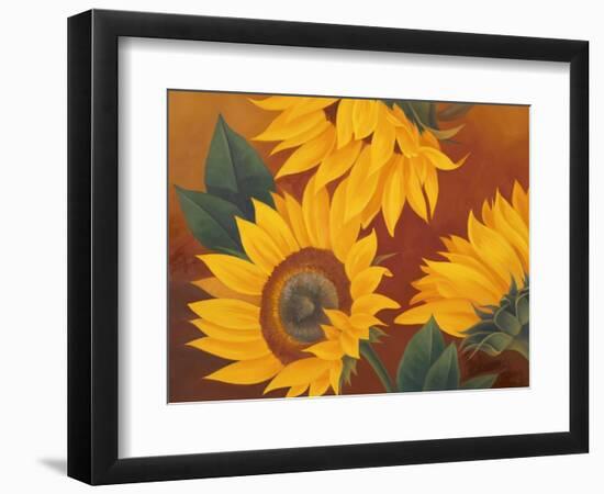 Sunflowers II-Vivien Rhyan-Framed Art Print