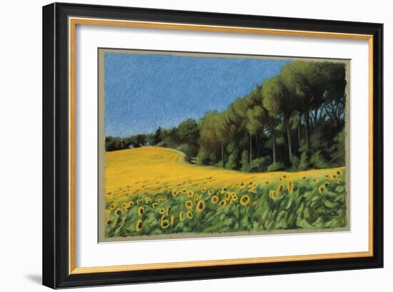 Sunflowers in Perugia-Helen J. Vaughn-Framed Giclee Print