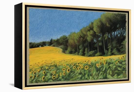 Sunflowers in Perugia-Helen J. Vaughn-Framed Premier Image Canvas
