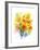 Sunflowers in Vase, 2016-John Keeling-Framed Giclee Print