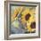 Sunflowers in Watercolor I-null-Framed Premium Giclee Print