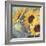 Sunflowers in Watercolor I-null-Framed Premium Giclee Print