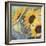 Sunflowers in Watercolor I-null-Framed Premium Giclee Print