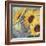 Sunflowers in Watercolor I-null-Framed Premium Giclee Print