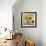 Sunflowers in Watercolor I-null-Framed Art Print displayed on a wall