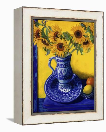 Sunflowers, Lemon, and Orange-Isy Ochoa-Framed Premier Image Canvas