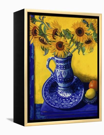 Sunflowers, Lemon, and Orange-Isy Ochoa-Framed Premier Image Canvas