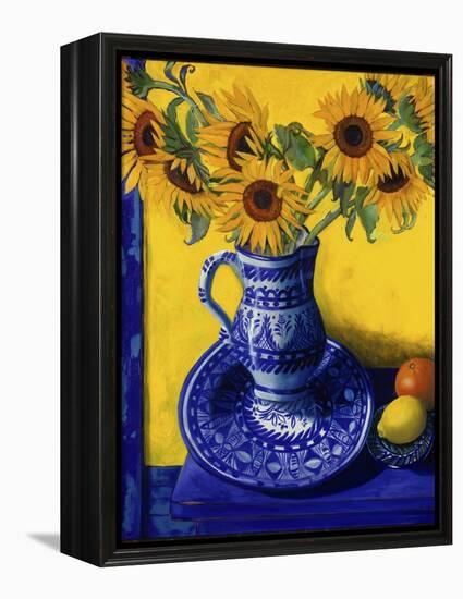 Sunflowers, Lemon, and Orange-Isy Ochoa-Framed Premier Image Canvas