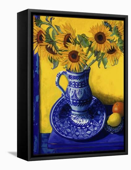 Sunflowers, Lemon, and Orange-Isy Ochoa-Framed Premier Image Canvas