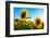 Sunflowers, Near Chalabre, Aude, France, Europe-James Strachan-Framed Photographic Print