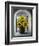 Sunflowers On The Window-kirilstanchev-Framed Art Print