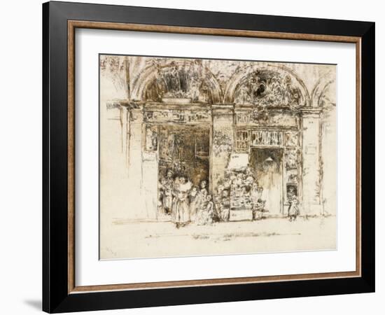 Sunflowers, Rue Des Beaux-Arts, C.1892-93-James Abbott McNeill Whistler-Framed Giclee Print