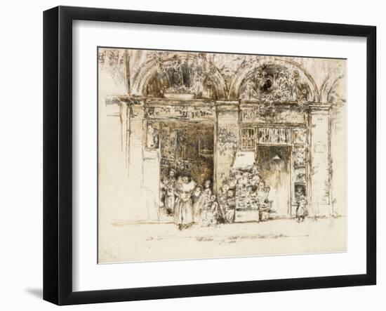 Sunflowers, Rue Des Beaux-Arts, C.1892-93-James Abbott McNeill Whistler-Framed Giclee Print