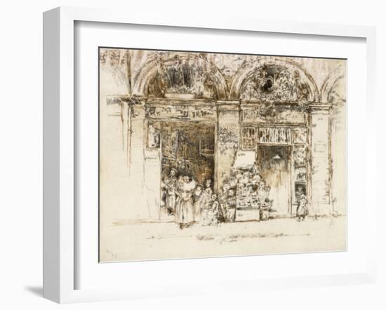 Sunflowers, Rue Des Beaux-Arts, C.1892-93-James Abbott McNeill Whistler-Framed Giclee Print