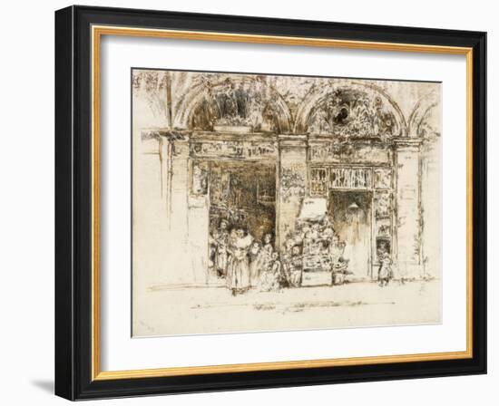 Sunflowers, Rue Des Beaux-Arts, C.1892-93-James Abbott McNeill Whistler-Framed Giclee Print