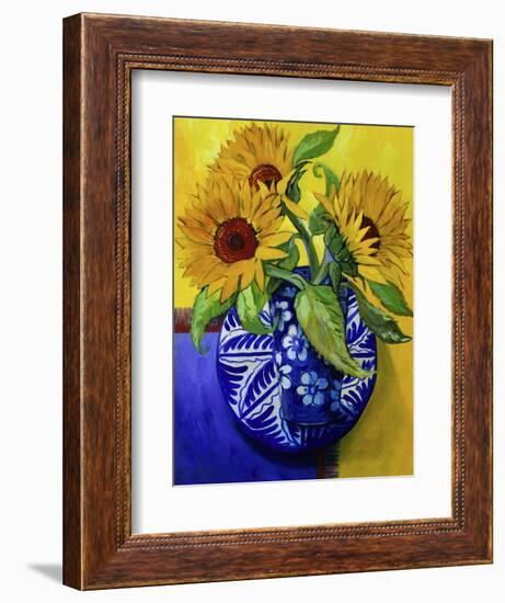 Sunflowers, Series I-Isy Ochoa-Framed Premium Giclee Print