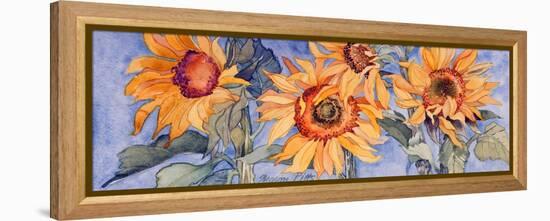 Sunflowers VI-Sharon Pitts-Framed Premier Image Canvas