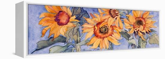 Sunflowers VI-Sharon Pitts-Framed Premier Image Canvas
