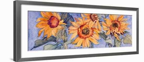 Sunflowers VI-Sharon Pitts-Framed Giclee Print