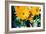 Sunflowers With Paint Effect-null-Framed Photo
