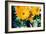 Sunflowers With Paint Effect-null-Framed Photo