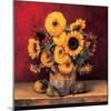 Sunflowers with Pears-Andres Gonzales-Mounted Art Print