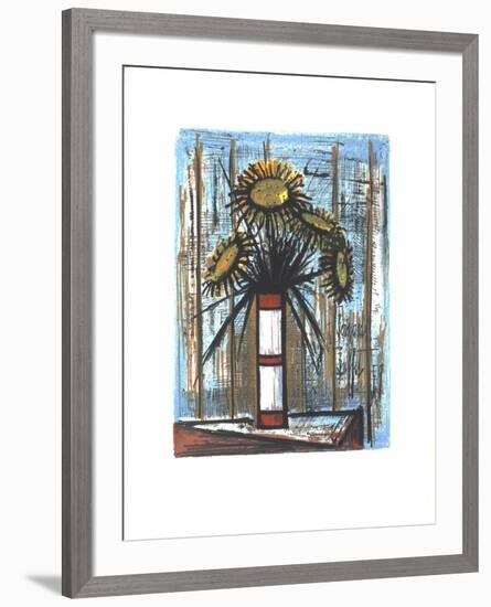 Sunflowers-Bernard Buffet-Framed Serigraph