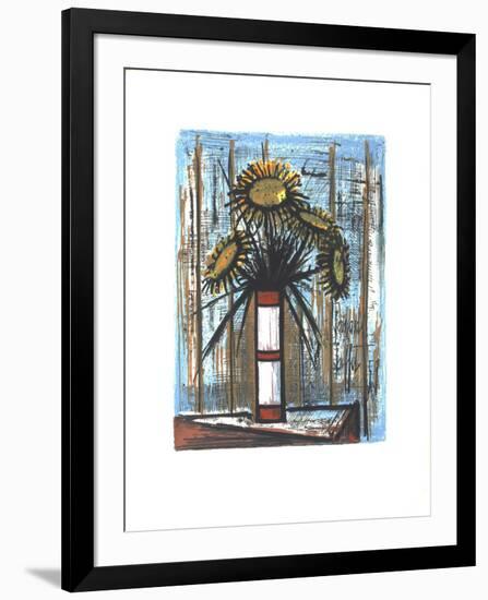 Sunflowers-Bernard Buffet-Framed Serigraph