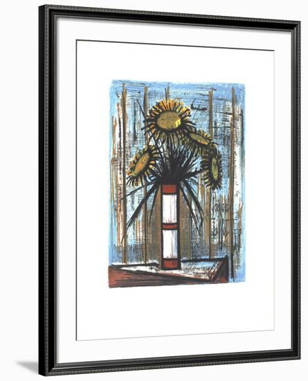 Sunflowers-Bernard Buffet-Framed Serigraph