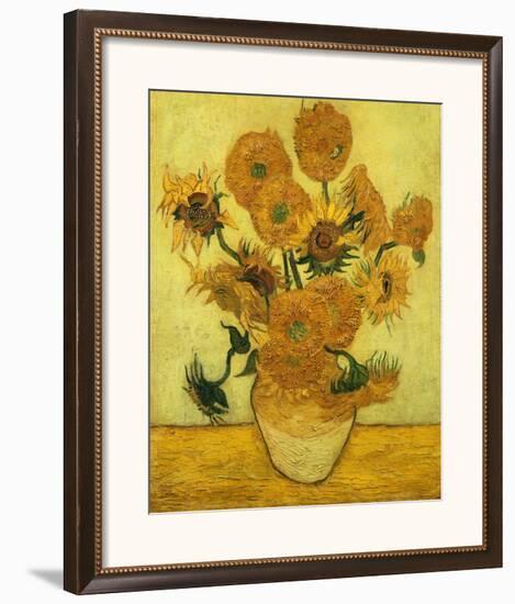 Sunflowers-Vincent van Gogh-Framed Giclee Print